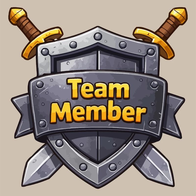 Team Member Shield Badge