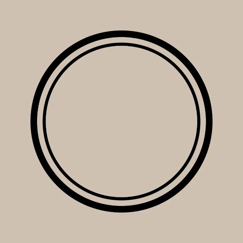 Double Circle Frame