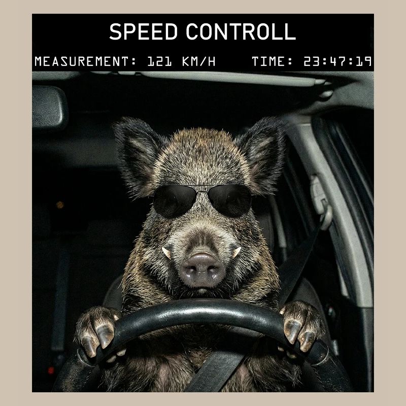 Wild boar speed control