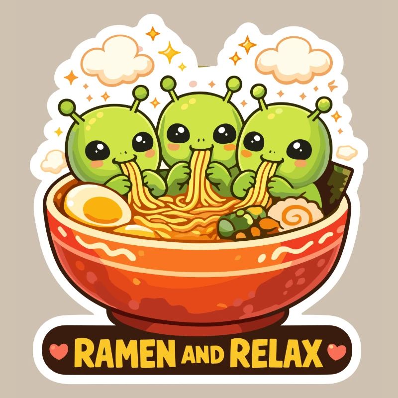 Ramen und Relax Aliens