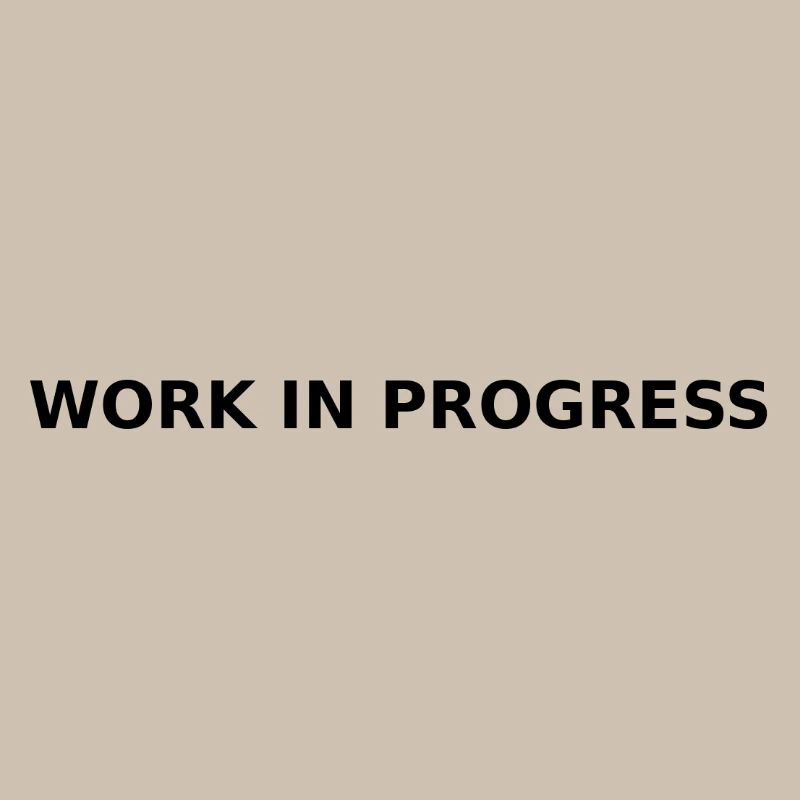 Work in progress