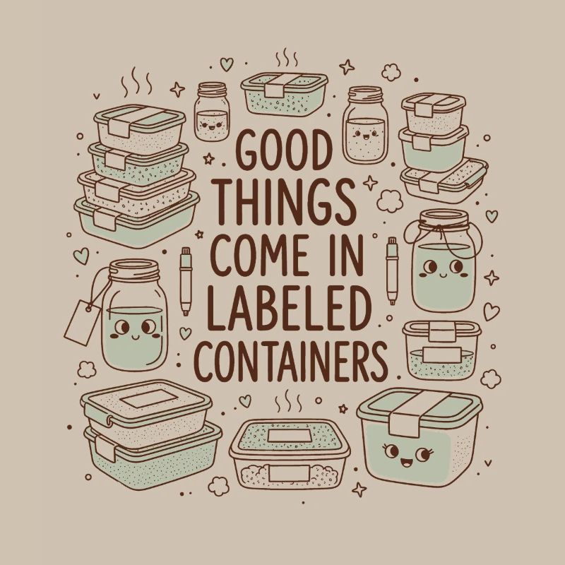 Labeled is better | Meal Prep Orga