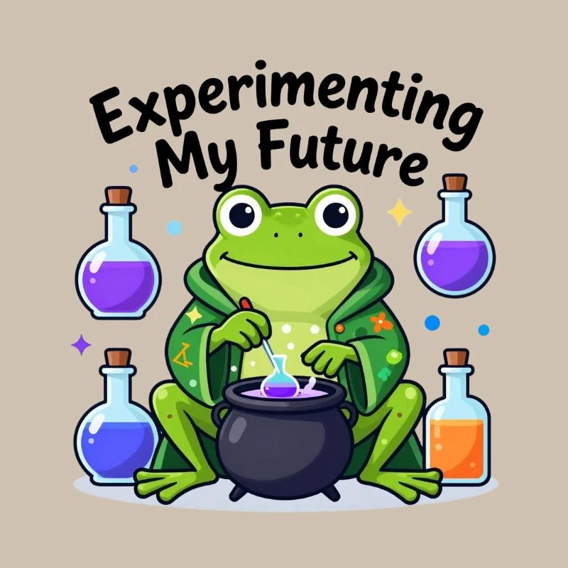 Experimenting My Future Frog Shirt Cute Science Te