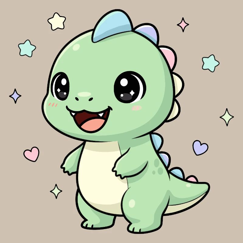 Pastel Dino Star Magic