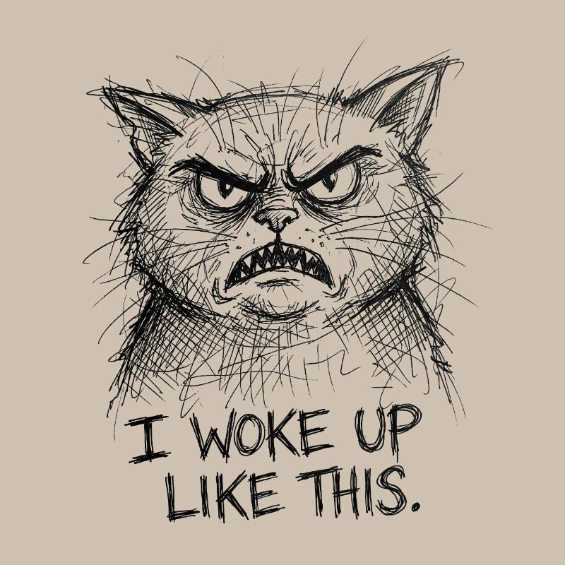 Furious Cat Scribble