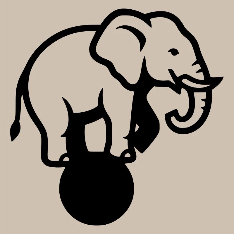 Acrobaties du Cirque Elephant Ball