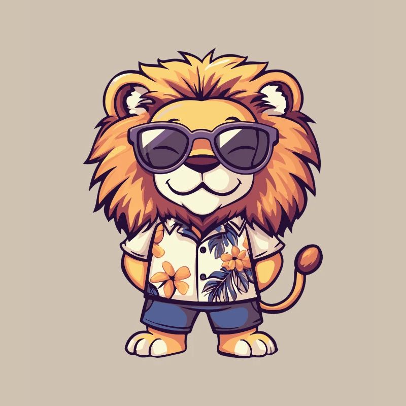 Vacances Lion Comic