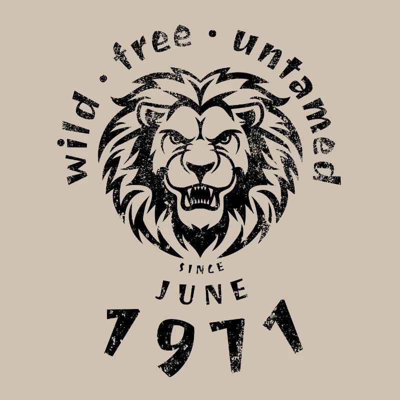55. Geburtstag Wild, free & untamed since 06/1971