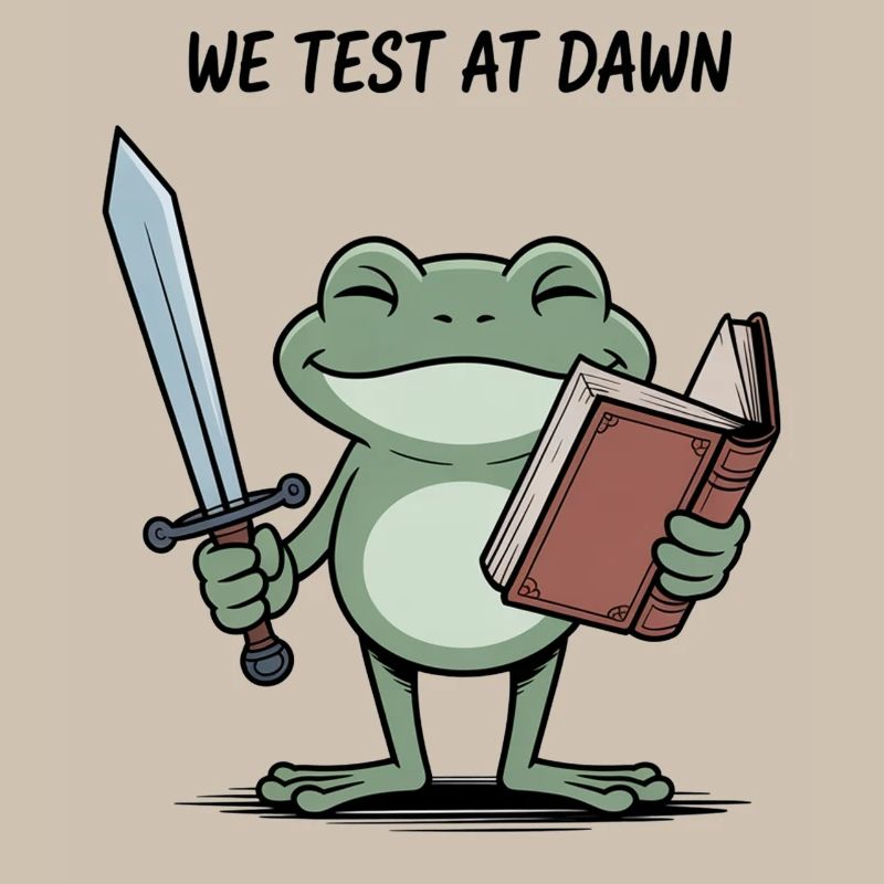 Dawn Quest Frog: Sword & Scroll