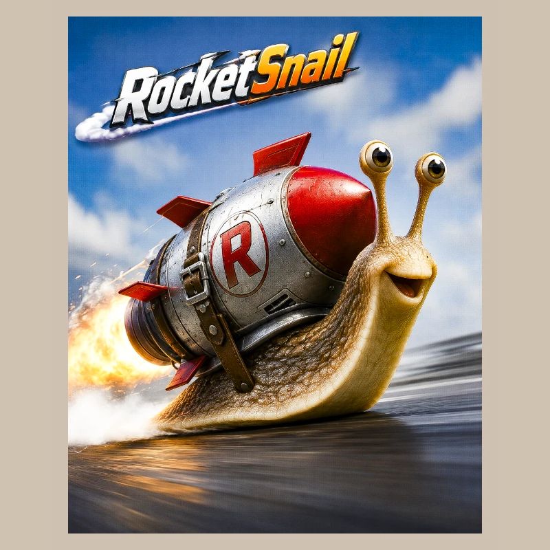 Rocket Snail Space Fast Adventure