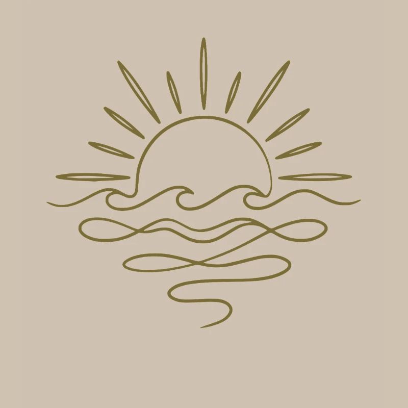 Boho Sonne und Meer