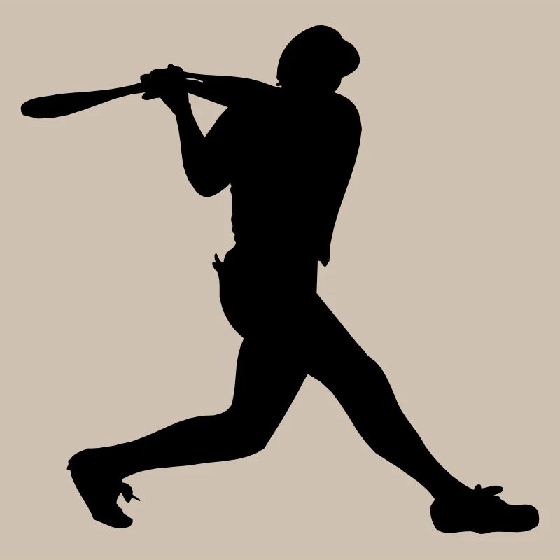 Baseball-Mann Junge mit Helm auf Strikes