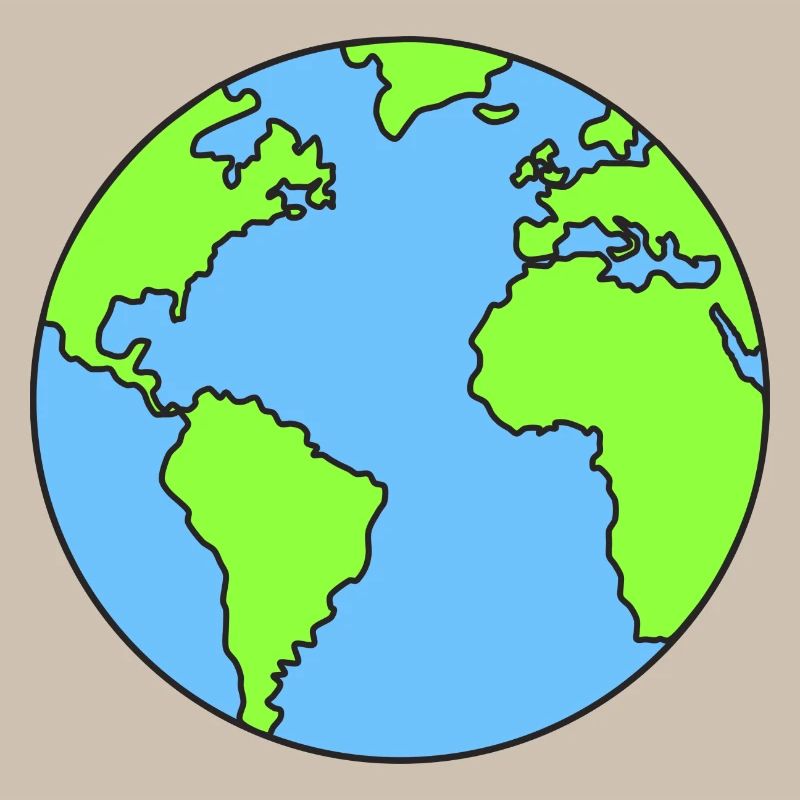 Planet Erde Erdkugel