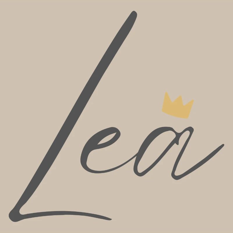 Princess Lea Crown Hemd – Name mit Buchstabe L