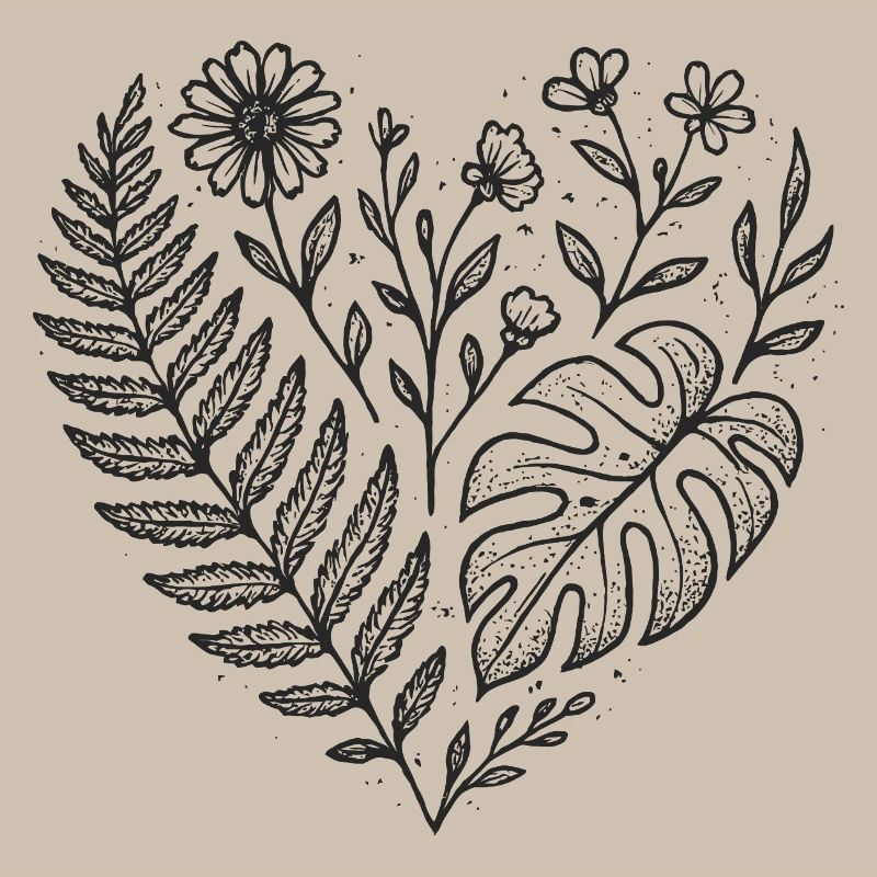 Nature Abstract Floral Pattern