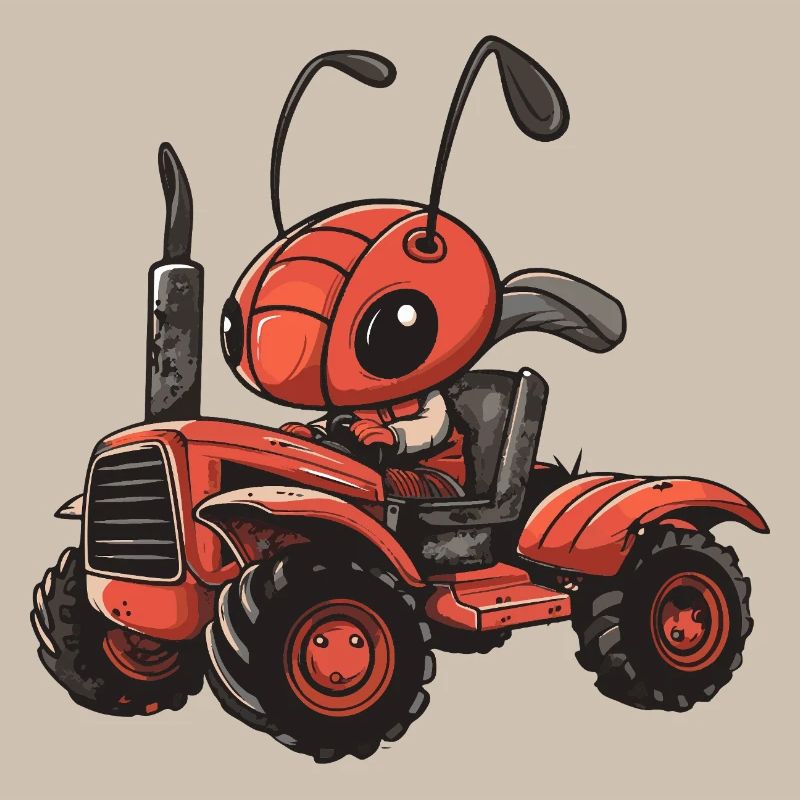 Ameise Traktor Farmer