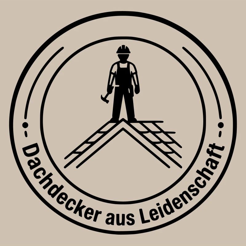 Dachdecker Leidenschaft Badge