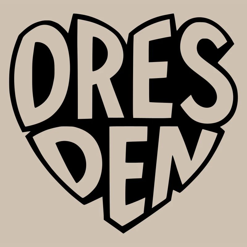 Stylishe Dresden Typo