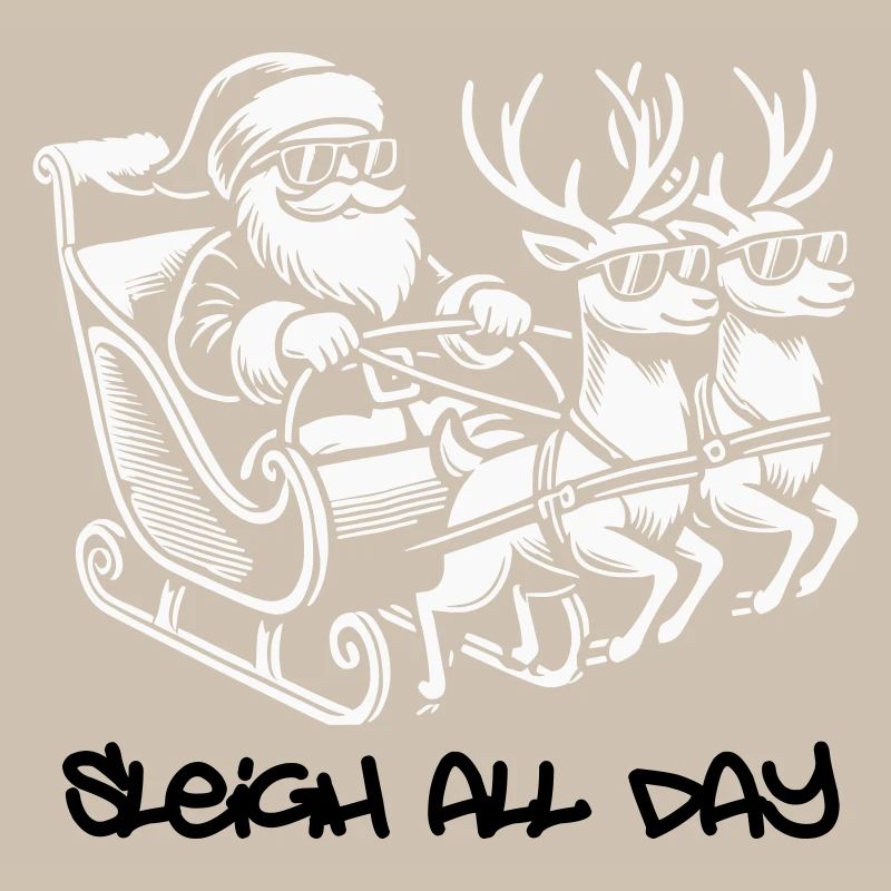 Cooler Santa – Sleigh All Day