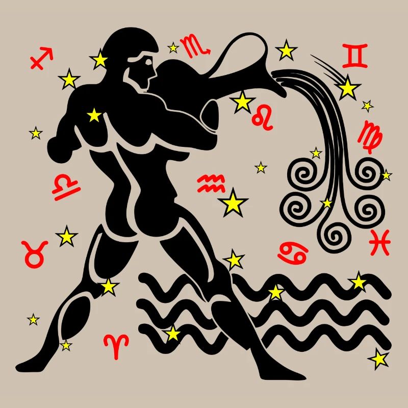 Sternzeichen Stern Logo Wassermann