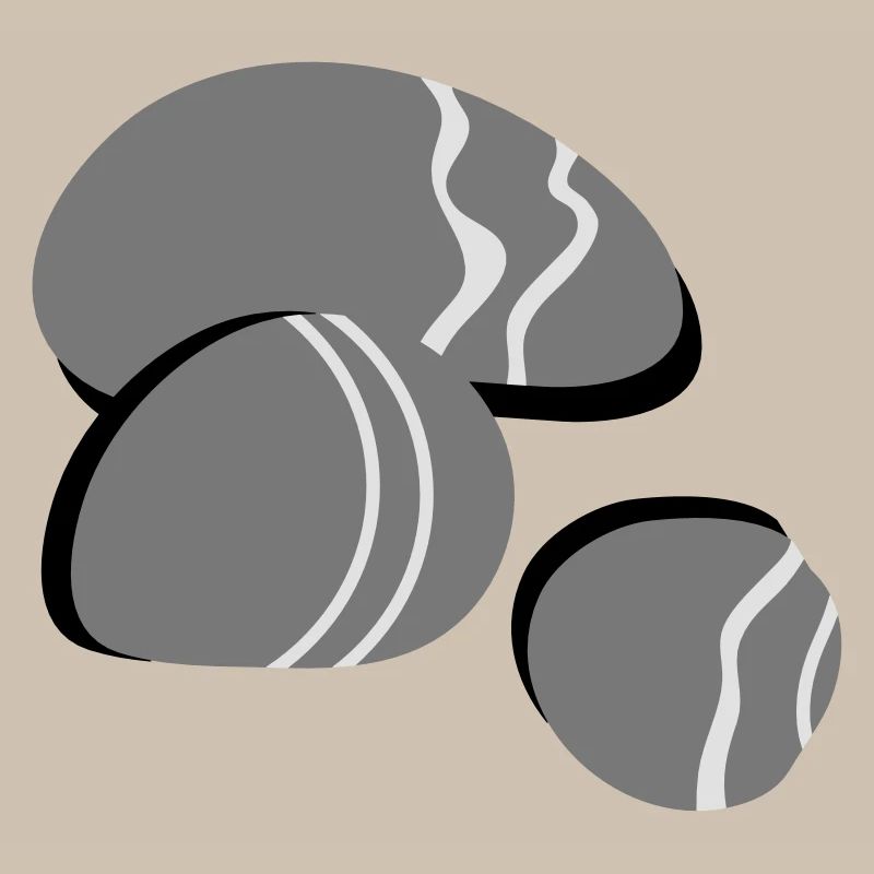 Three pebbles