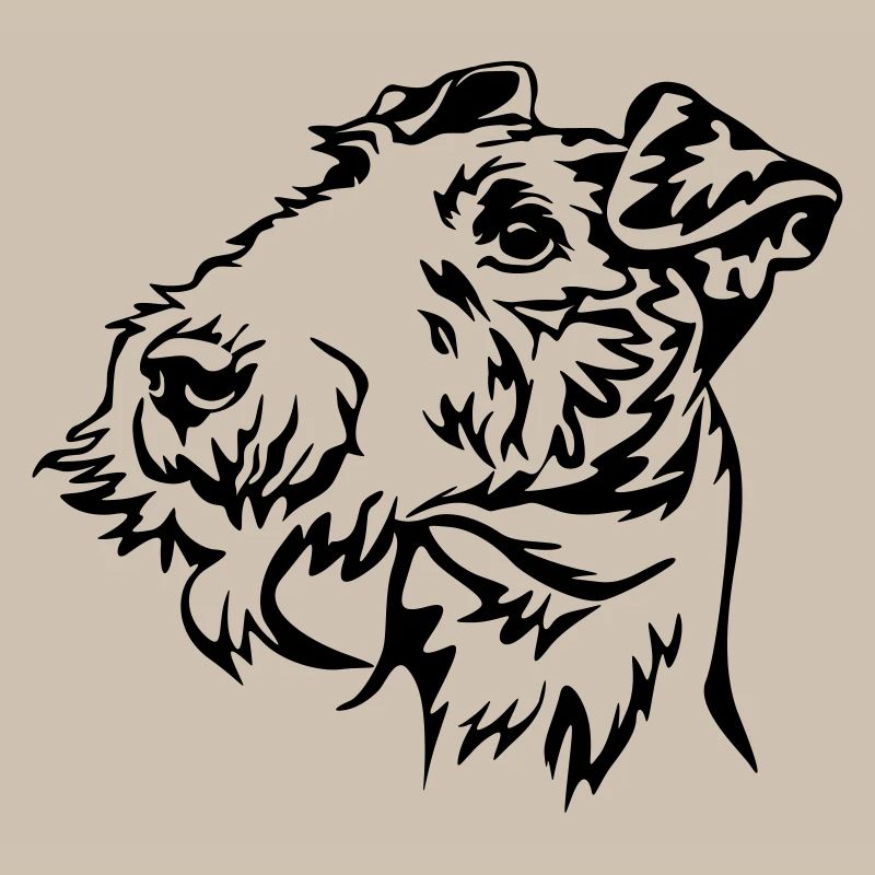 Tête de Fox terrier