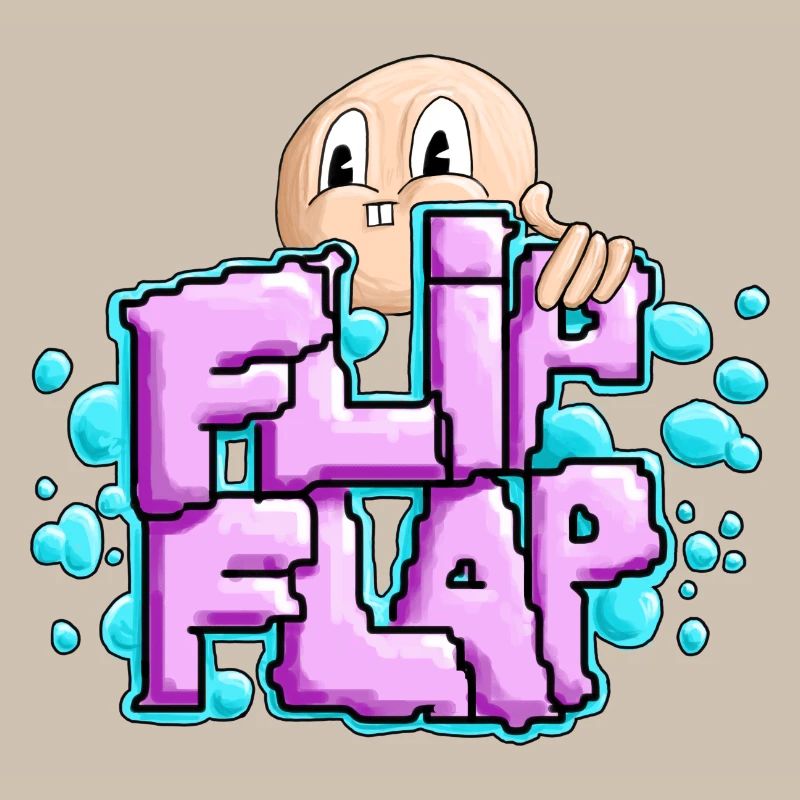 Fun Graffiti Bubble Flip