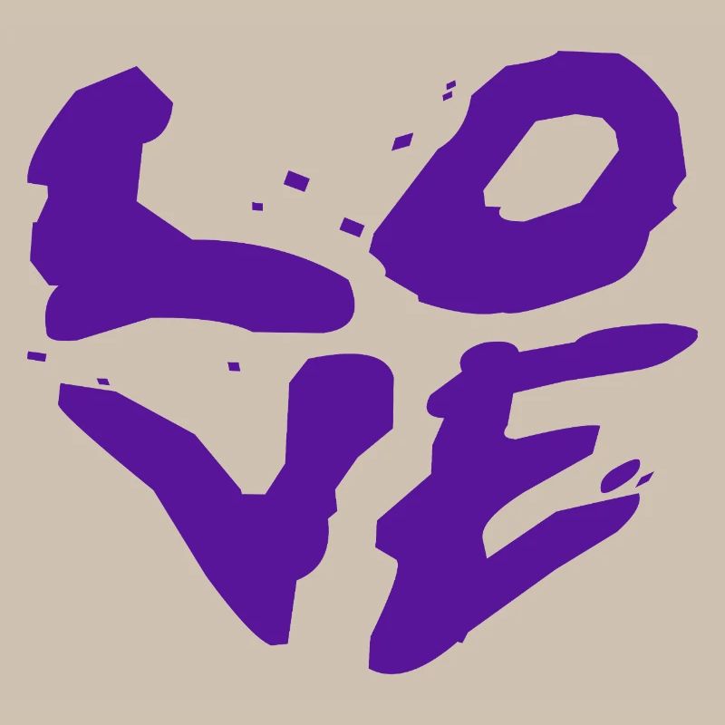 Love Statement Urban Typography
