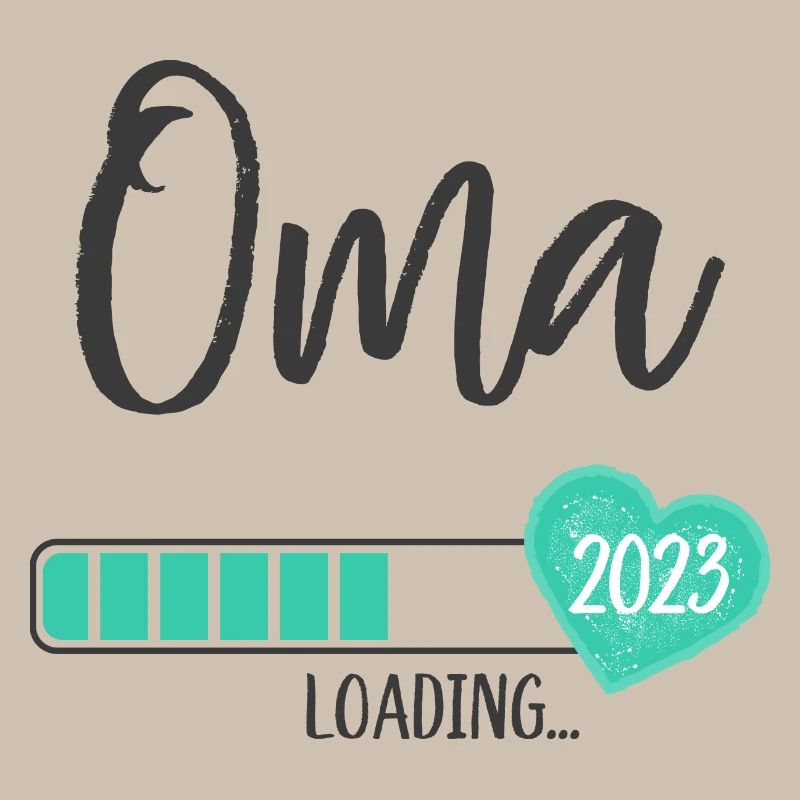 Oma Loading 2023 Herz Junge Werdende Großmutter