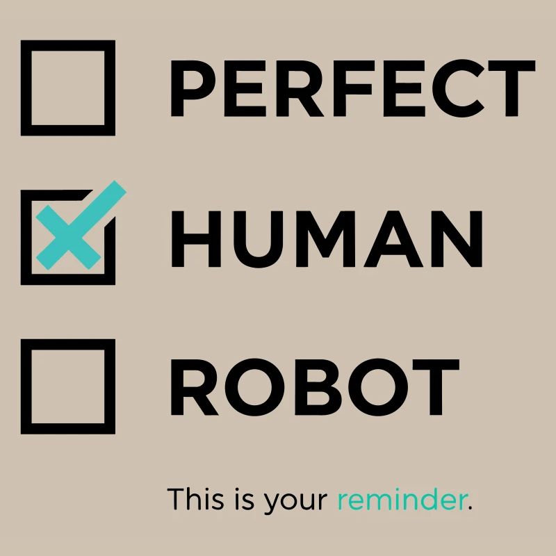 Perfect Human Robot – Minimal Checkbox Statement