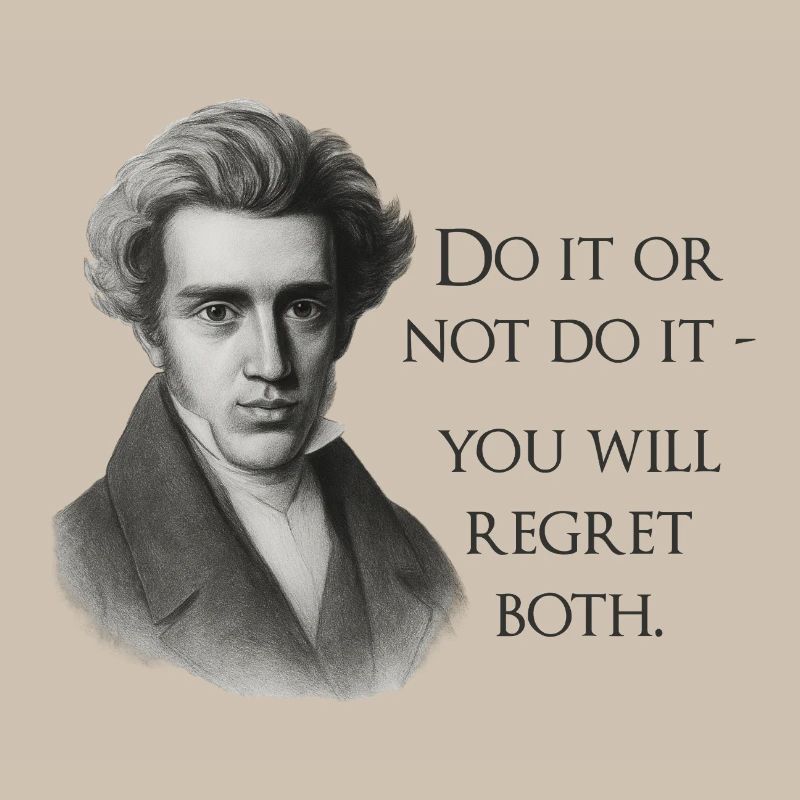 Citation de Kierkegaard : Faites-le ou ne le faites pas