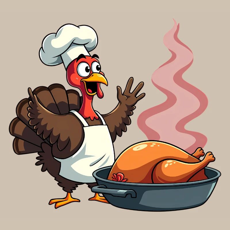 Cuisinier de dinde de Thanksgiving