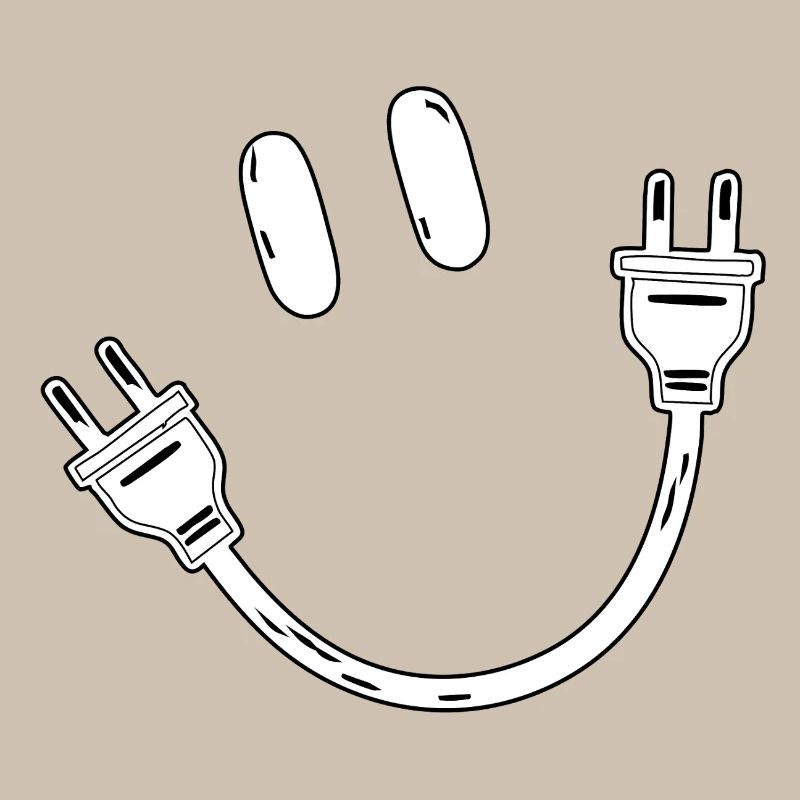 Strom Schuko Stecker Steckdose Elektrik Geschenk