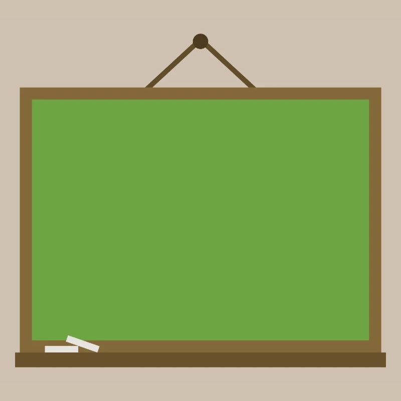 Tableau noir de l’école