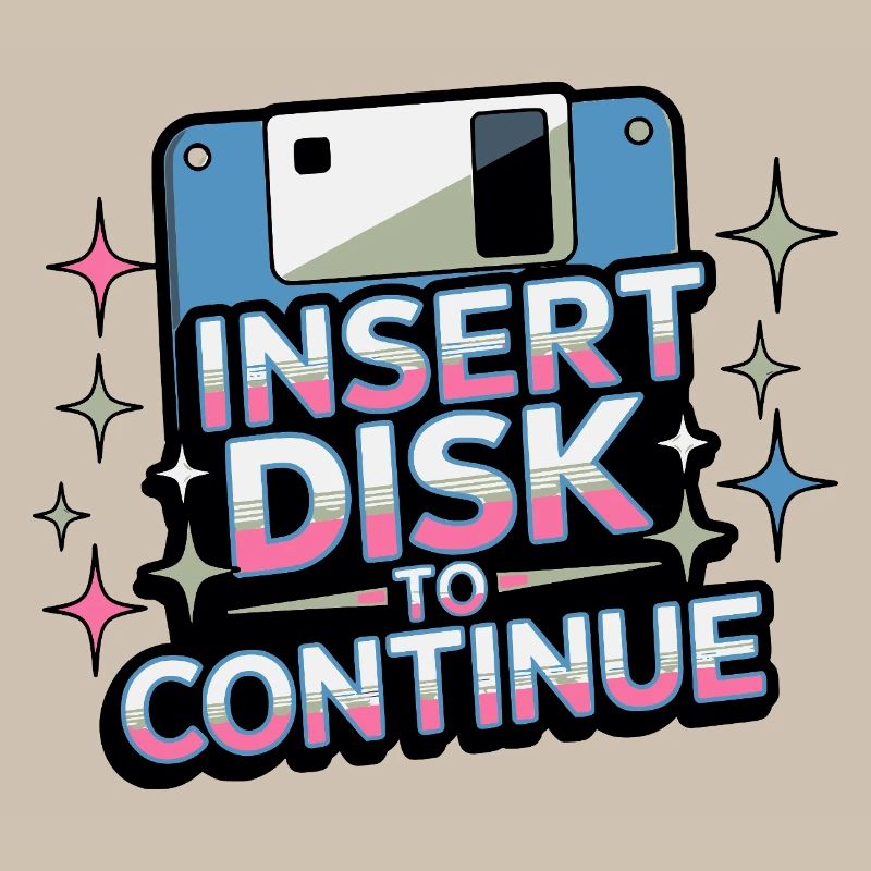 Y2K Retro – Insert Disk to Continue