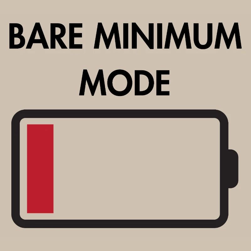 Bare minimum mode