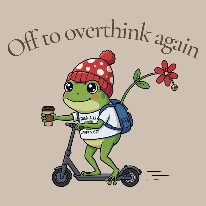 Toad-ally caffeinated frog