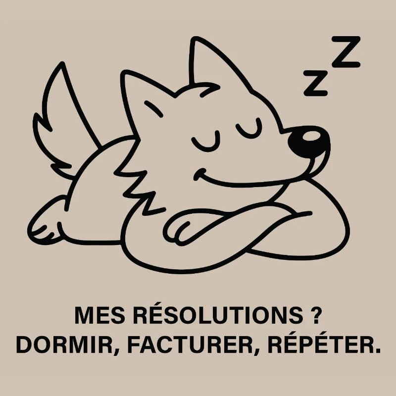 Loup Somnolent et Résolutions de Pause