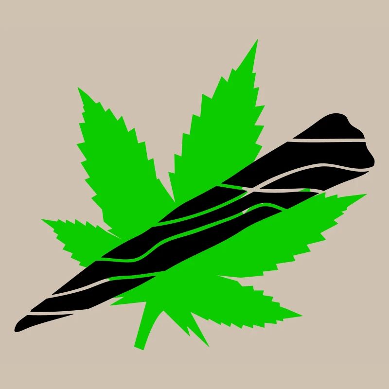 Néon Feuille De Cannabis Graphique
