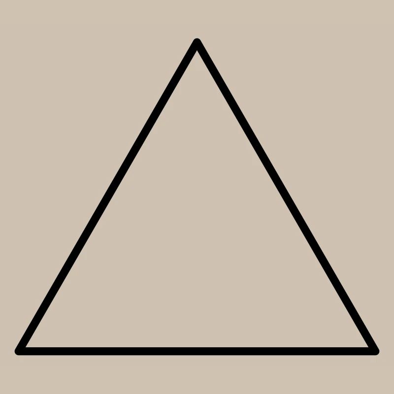 Symbol triangle equilateral