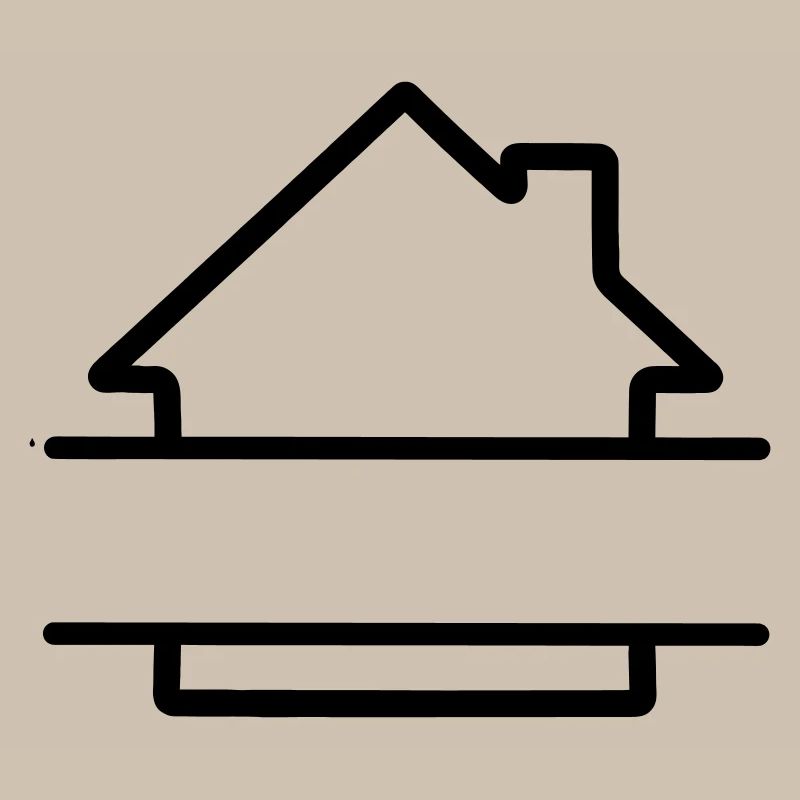 Home simple logo text banner