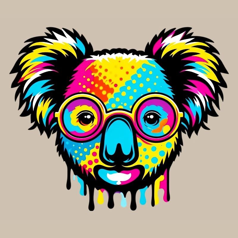 Koala mit Brille