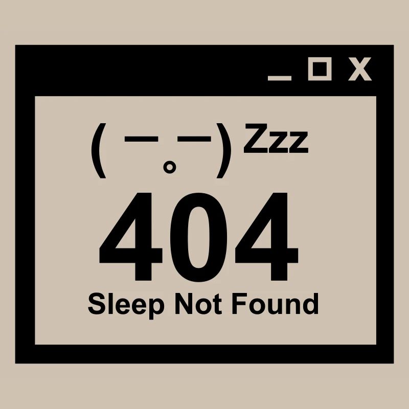404 Sleep Not Found - Nerd Parents Design