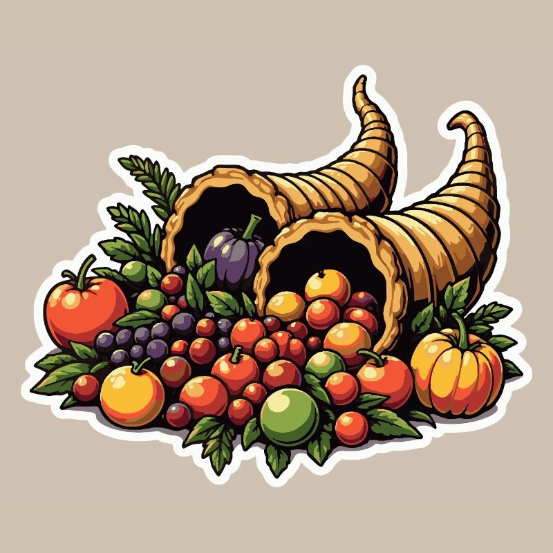 Autumn Harvest Cornucopia