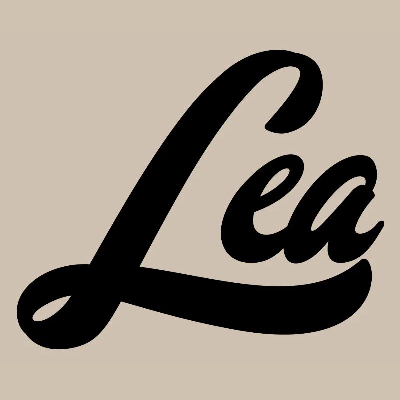Lea Nom Abstrait Couleur Explosion Art Design