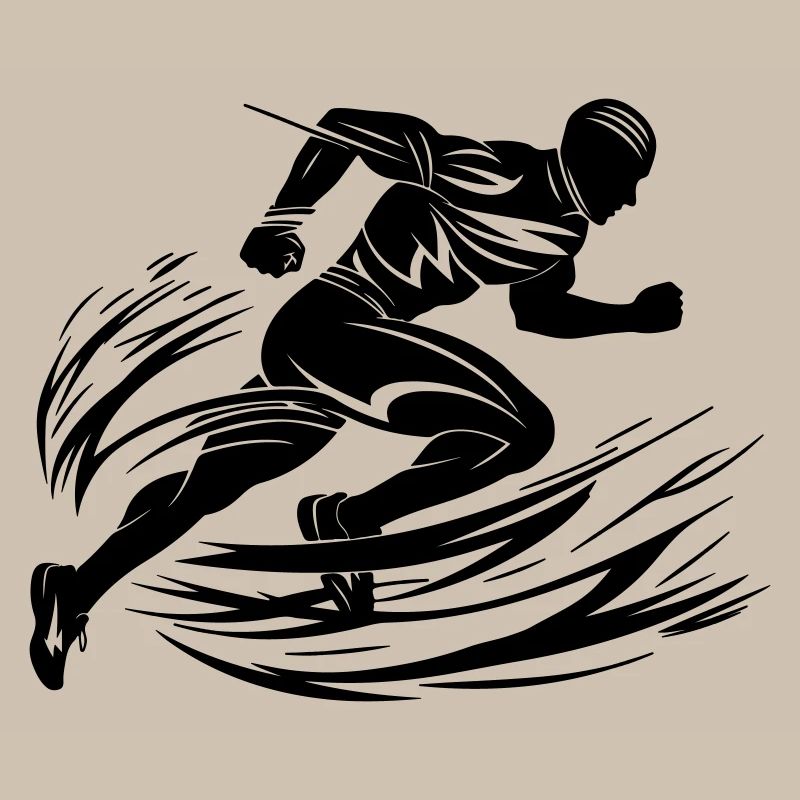 Sprinter in Bewegung