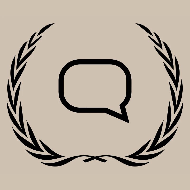 Speech bubble wreath