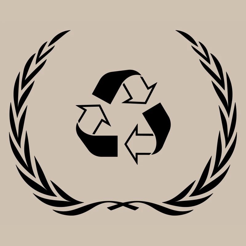 Recycling Symbol Wreath