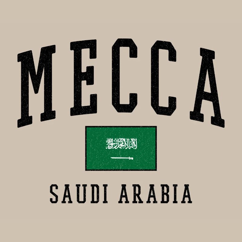 Mecque, Arabie Saoudite : Conception du drapeau