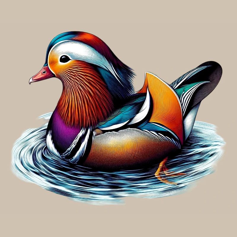 Mandarin duck